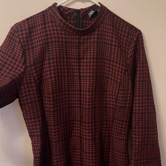 Brand New ZARA plaid dress - Picture 5 of 7